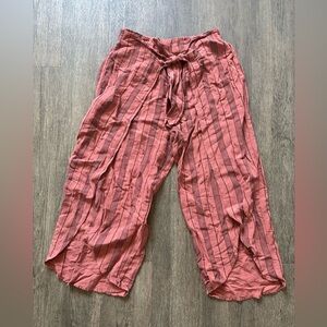 Striped Pink Capris